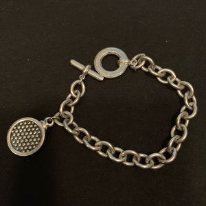 Lagos caviar round charm bracelet
